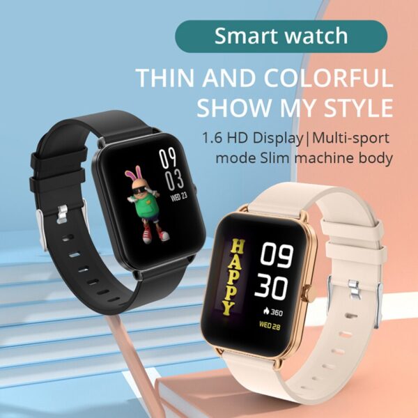 SQR P18 Smart Watch Feminino 1.6 Inch 2021 Full Touch (cópia) - Image 2